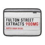 Fulton street Extracts  MacBook Air Sleeves (landscape)