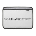 COLLIENATION STREET  MacBook Air Sleeves (landscape)