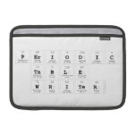 Periodic Table Writer  MacBook Air Sleeves (landscape)