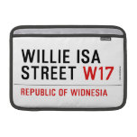 willie isa Street  MacBook Air Sleeves (landscape)