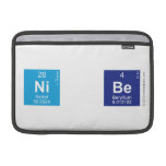 Ni BE  MacBook Air Sleeves (landscape)