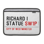 richard i statue  MacBook Air Sleeves (landscape)