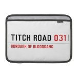TITCH ROAD  MacBook Air Sleeves (landscape)