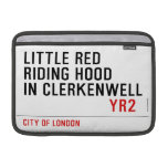 Little Red  Riding Hood  in CLERKENWELL   MacBook Air Sleeves (landscape)