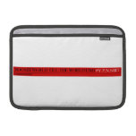 Boomieworld till the world end  MacBook Air Sleeves (landscape)