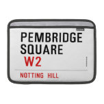 PEMBRIDGE  SQUARE    MacBook Air Sleeves (landscape)