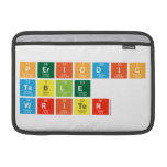 Periodic
 Table
 Writer  MacBook Air Sleeves (landscape)