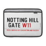 notting hill  gate  MacBook Air Sleeves (landscape)