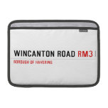 WINCANTON ROAD  MacBook Air Sleeves (landscape)