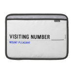 Visiting Number ____  MacBook Air Sleeves (landscape)