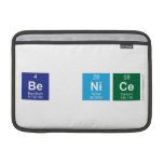 Be Nice  MacBook Air Sleeves (landscape)