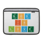 God
 is
 love  MacBook Air Sleeves (landscape)