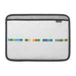 Welcome to Sixth Grade Science  MacBook Air Sleeves (landscape)