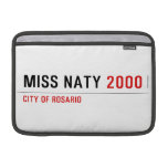 Miss Naty  MacBook Air Sleeves (landscape)