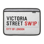 Victoria Street  MacBook Air Sleeves (landscape)