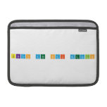 Silicon and Semi metals  MacBook Air Sleeves (landscape)