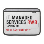 It managed  services  MacBook Air Sleeves (landscape)