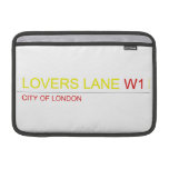 LOVERS LANE  MacBook Air Sleeves (landscape)