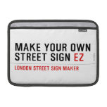 make your own street sign  MacBook Air Sleeves (landscape)