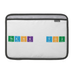 Thank  you  MacBook Air Sleeves (landscape)