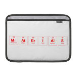 Materials  MacBook Air Sleeves (landscape)