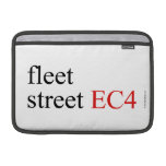 fleet  street  MacBook Air Sleeves (landscape)