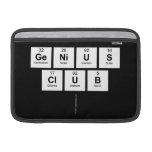 GENIUS
 CLUB
   MacBook Air Sleeves (landscape)