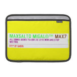 MAXSALTO MIGAL®™  MacBook Air Sleeves (landscape)