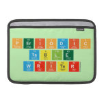 Periodic
 Table
 Writer  MacBook Air Sleeves (landscape)