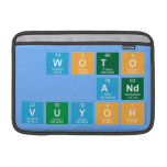 WOTO
 AND
 VUYOH  MacBook Air Sleeves (landscape)