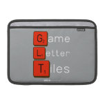 Game
 Letter
 Tiles  MacBook Air Sleeves (landscape)