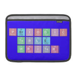 Periodic
 Table
 Writer  MacBook Air Sleeves (landscape)