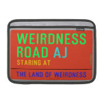 Weirdness Road  MacBook Air Sleeves (landscape)