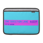 One Direction Lane   MacBook Air Sleeves (landscape)