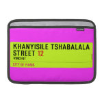 Khanyisile Tshabalala Street  MacBook Air Sleeves (landscape)