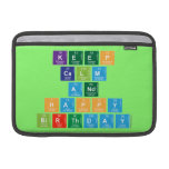 KEEP
 CALM
 AND
 HAPPY
 BIRTHDAY  MacBook Air Sleeves (landscape)