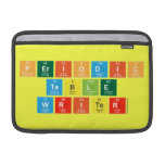 Periodic
 Table
 Writer  MacBook Air Sleeves (landscape)