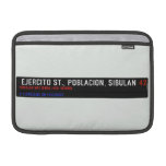  Ejercito st., poblacion, sibulan  MacBook Air Sleeves (landscape)