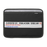  Ejercito st., poblacion, sibulan  MacBook Air Sleeves (landscape)
