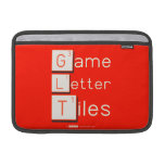 Game
 Letter
 Tiles  MacBook Air Sleeves (landscape)