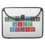 Periodic Table Writer  MacBook Pro Sleeves