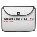 stoned crow Street  MacBook Pro Sleeves