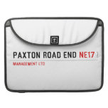 PAXTON ROAD END  MacBook Pro Sleeves