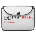 First Street  MacBook Pro Sleeves