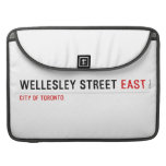 Wellesley Street  MacBook Pro Sleeves