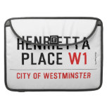 Henrietta  Place  MacBook Pro Sleeves
