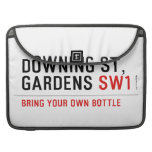 Downing St,  Gardens  MacBook Pro Sleeves