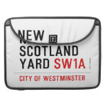 new scotland yard  MacBook Pro Sleeves