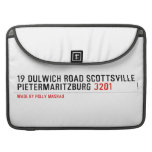  19 dulwich road scottsville  pietermaritzburg  MacBook Pro Sleeves