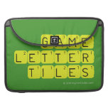 Game Letter Tiles  MacBook Pro Sleeves